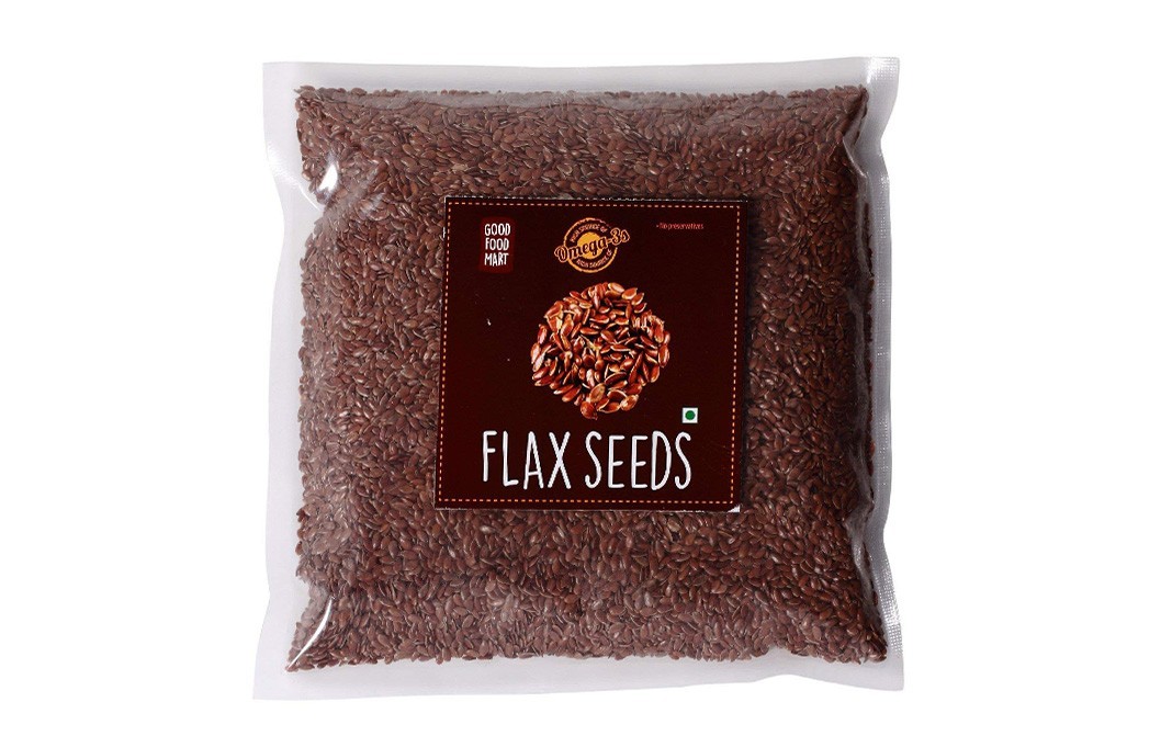 Good Food Mart Flax Seeds    Pack  700 grams